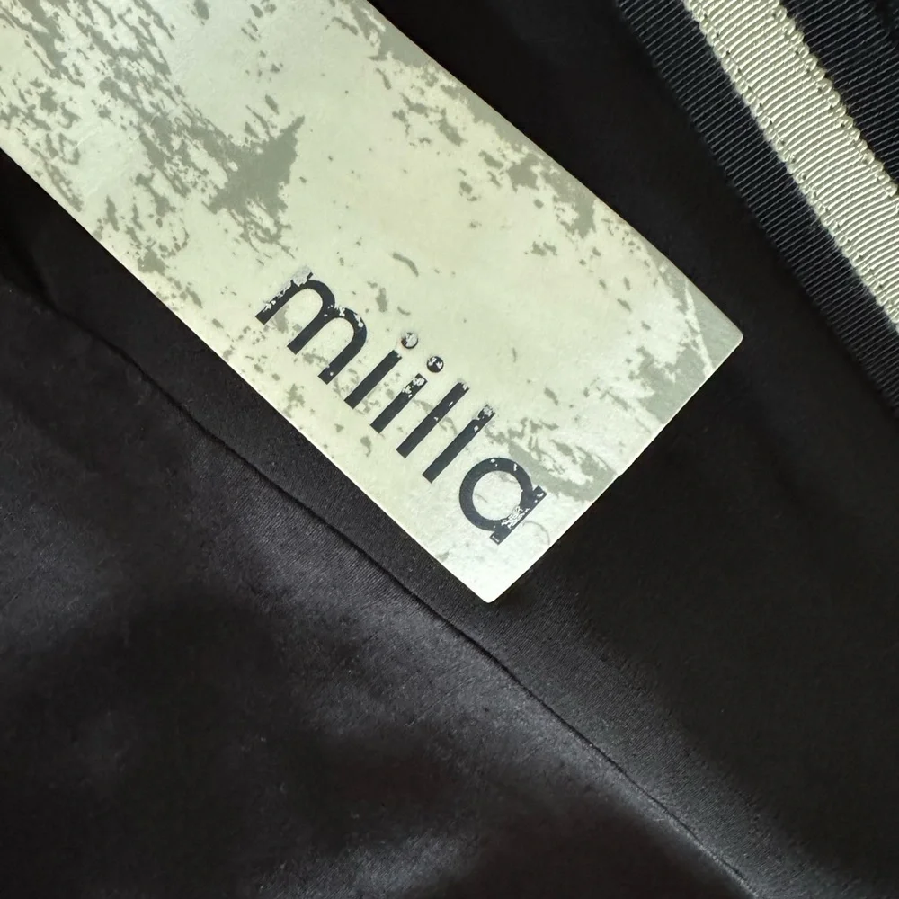 Miilla Clothing Black Maxi Skirt with Flowing Panels